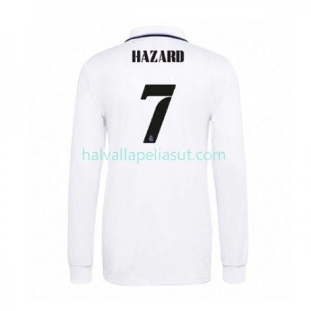 Jalkapallo Pelipaidat/Peliasut Real Madrid Eden Hazard 7 Kotipaita 2022-2023 Pitkähihainen